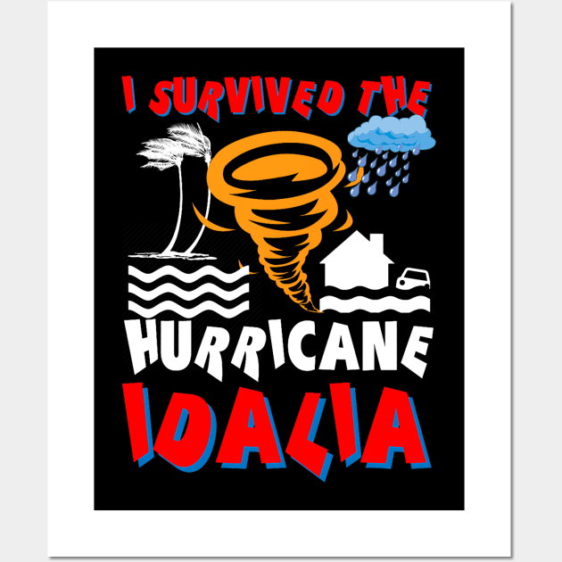 I survived the Hurricane Idalia Wall Art by everetto